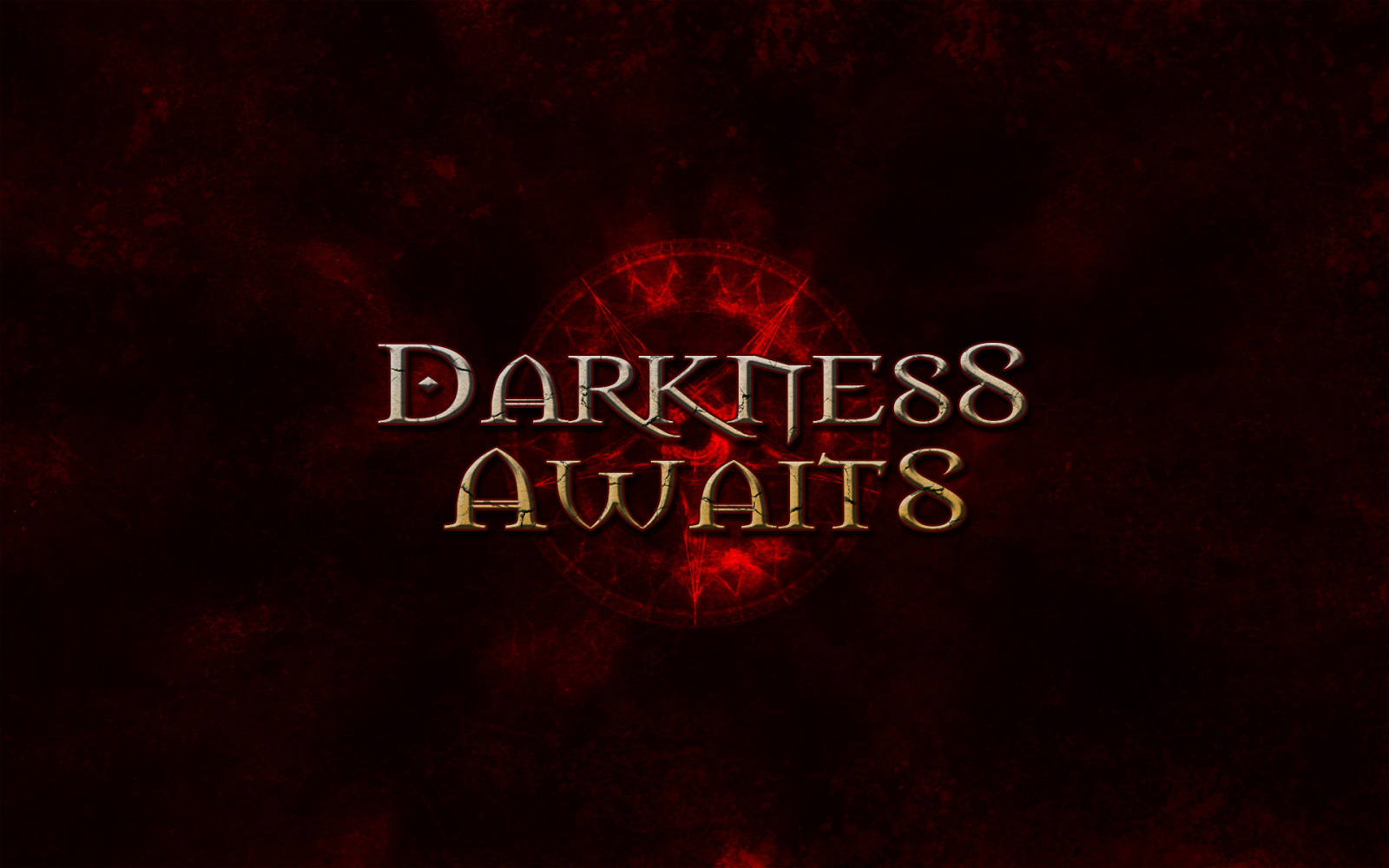 Darkness Awaits Title Screen